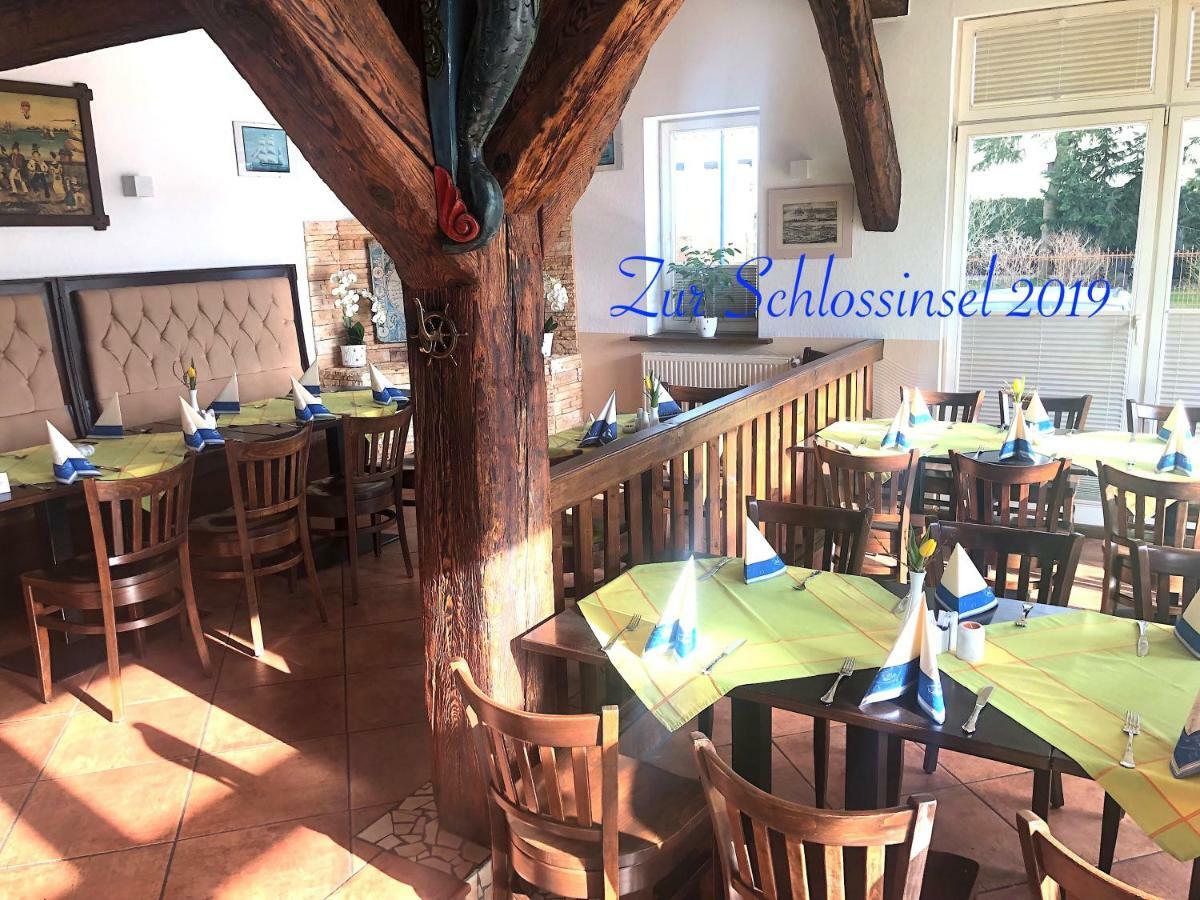 Zur Schlossinsel Hotel Wolgast Exterior foto